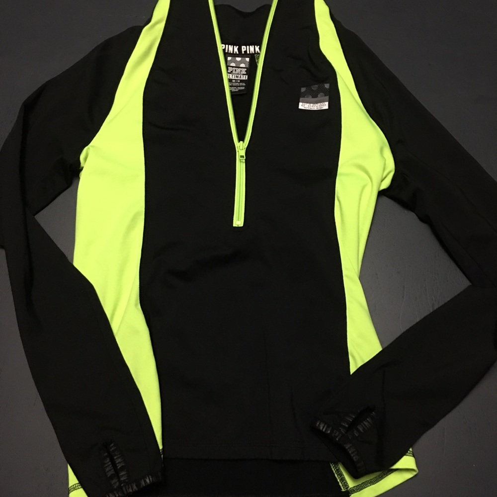 Pink Victoria Secret 3/4 zip-up/ pull over